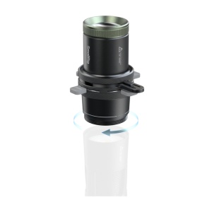 Modificator de lumină SmallRig 6376 SP Air Spotlight montat pe blitz foto
