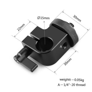 SmallRig 860 Clemă monoplan pentru tijă
