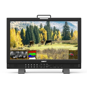 SWIT BM-H215, Monitor 21.5" 4K, 12G-SDI, HDMI, 400 cd/m², V-Mount