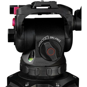 Trepied video Cartoni Focus 8 MS cu cap fluid si sistem Red Lock
