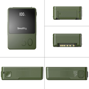 Acumulator SmallRig 4872, VB50 mini V-Mount, 50Wh, Green