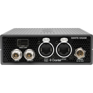 AJA DANTE-12GAM, Embedder/Disembedder Audio 12G-SDI/Dante, 32-Canale