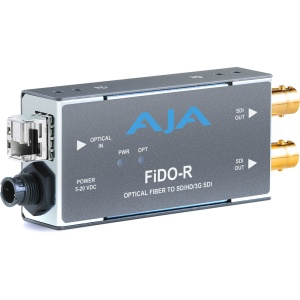 AJA FiDO-R-MM, Convertor fibra optica LC Multi-Mode la 2 x 3G-SDI