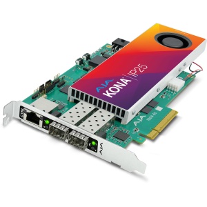 AJA KONA IP25 SMPTE ST 2110 Placa IP IO