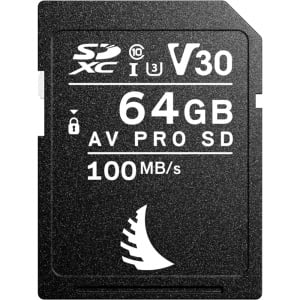 Angelbird AV PRO SDXC,Car de memorie SD 64GB, R100/W52, V30