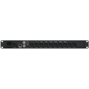 Convertor video si monitor audio panou frontal si posterior Blackmagic Design 2110 IP SDI to HDMI 12G-10 cu display LCD si 10 iesiri analogice XLR