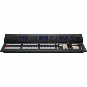 Panou de control profesional Blackmagic Design ATEM 1 M/E Advanced Panel 30 cu 30 de butoane iluminate si ecrane LCD