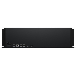 Dock stocare rackabil Blackmagic Design Cloud Backup 8 cu 8 sloturi HDD SATA de 3.5 inch, porturi duale de alimentare AC si 4 conexiuni 10G Ethernet pentru fluxuri video 4K si 8K.