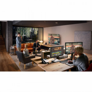 Consola hardware portabila Blackmagic Design DaVinci Resolve Micro Panel cu trackball-uri de inalta rezolutie si butoane iluminate
