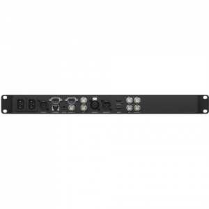 Recorder broadcast Blackmagic Design HyperDeck Studio 4K Pro cu sloturi SSD si SD card pe panoul frontal