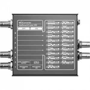 Convertor de standarde video Blackmagic Design Mini Converter UpDownCross HD cu porturi 3G-SDI si HDMI