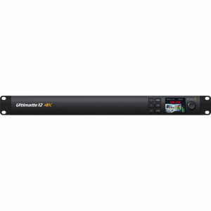 Procesor de compozitare in timp real Blackmagic Design Ultimatte 12 4K cu panou frontal dotat cu ecran LCD de 2.2 inch si butoane de preseturi