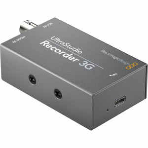 Dispozitiv portabil de captura video Blackmagic Design UltraStudio Recorder 3G cu intrari SDI si HDMI si interfata Thunderbolt 3