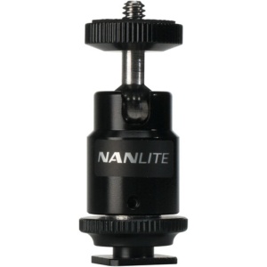 Cap cu bilă Nanlite AS-BH-1/4 cu adaptor hot shoe