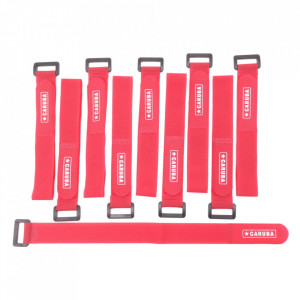 Caruba, Benzi Velcro Fast Fixer Pro 1, Rosu