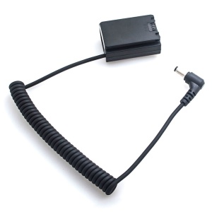 Caruba DC12, Acumulator Dummy Sony NP-FZ100 cablu spiralat cu conector mama DC 5.5x2.1mm