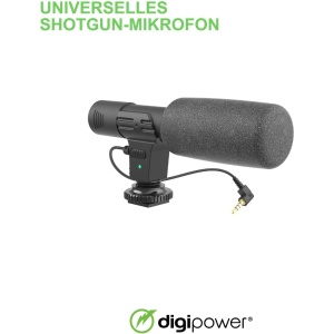 Digipower Follow Me, Kit Vlogging cu Microfon (Jack 3,5mm), Lampa LED, Grip Telefon, Telecomanda Wireless, Trepied