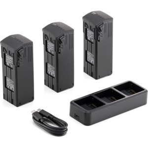 DJI Mavic 3 Enterprise Battery Kit cu 3 acumulatori și hub de încărcare