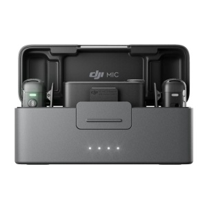 DJI Mic 2, Sistem Microfon Wireless Compact, 2 TX + 1 RX, 2.4 GHz 