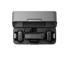 DJI Mic Mini, Sistem Microfon Wireless Compact, 2 persoane, 2.4 GHz