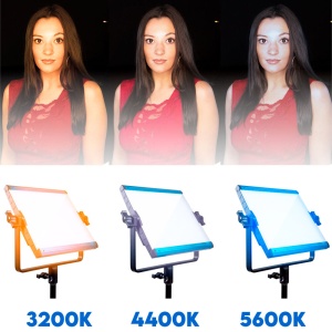 Dracast X Series LED500, Panou LED Bi-Color, 20.3 x 20.3 cm, 35W