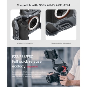 Falcam F2635A, F223850, Cage Quick Release pentru Sony A7M3  A7S3  A7R4  A1
