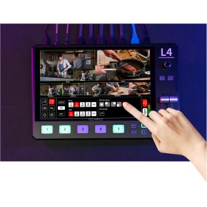 FeelWorld L4, Mixer Video, 4 x HDMI 1.4  1 x HD-SDI