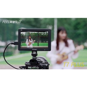 FeelWorld T7 Plus, Monitor On-Camera de 7inch, 3D LUT, 450nits, HDMI