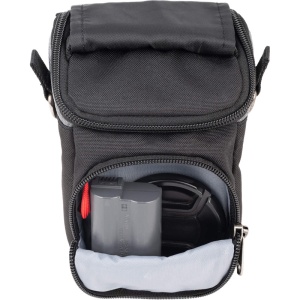 Buzunarul frontal al genții Think Tank Mirrorless Mover 5 V2 Coast Green cu baterie și capac foto