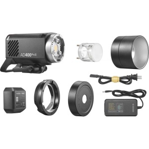 Godox AD400Pro II, Blit 400Ws, 1s reciclare, 460 declansari, TTL, HSS, montura Bowens