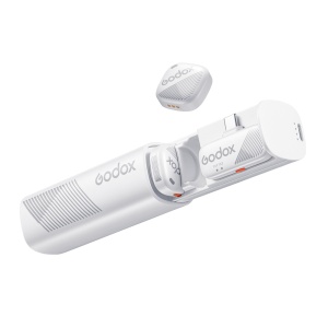 Godox Cube-SC Kit2 Alb, Sistem microfon wireless 2.4 GHz, USB-C