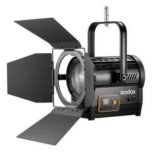 Godox F7-120Bi K1, Lampa LED Fresnel Bi-Color cu montare pe Yoke
