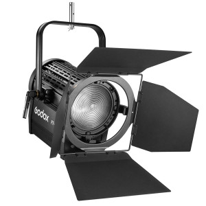 Godox F7-120Bi K1, Lampa LED Fresnel Bi-Color cu montare pe Yoke