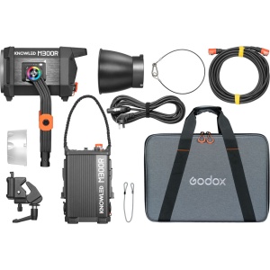 Godox KNOWLED M300R K1, Kit Lampa LED RGB, 460W cu geanta de transport