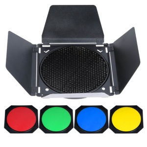 Godox QT400IIIM-D, Kit 3 Blițuri QT400IIIM cu stative, softbox, umbrelă și accesorii