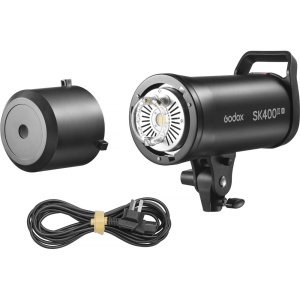 Blit de studio compact Godox SK400IIIV 400Ws cu panou LCD și montură Bowens