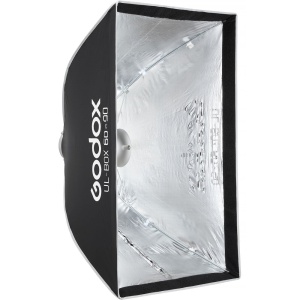 Godox UL-BOX-60-90, Softbox dreptunghiular tip umbrela 60 x 90 cm, montura Bowens