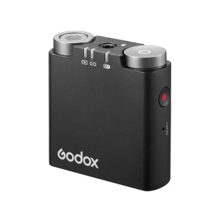 Sistem microfon wireless Godox Virso M2 cu doua transmitatoare si carcasa de incarcare