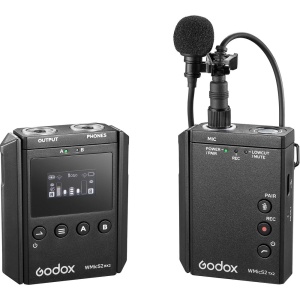 Godox WMicS2 Kit 1, Sistem microfon wireless 2.4 GHz