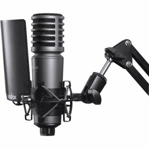 Godox XMic100GL, Microfon condensator cardioid cu diafragma mare