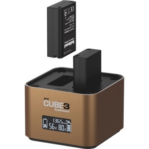 Hahnel ProCUBE 3, Incarcator dublu Olympus BLX-1, BLS-5 si BLH-1