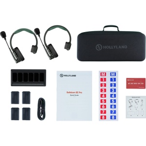 Hollyland Solidcom SE Pro 2S (2 Persoane, 1.9 GHz), Sistem Intercom Wireless Full-Duplex