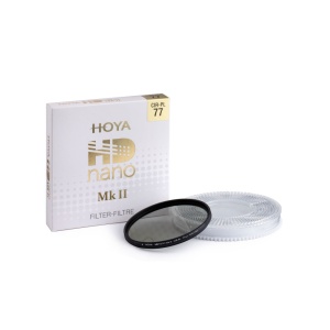 Hoya HD nano Mk II, 77mm, filtru polarizare circulara, 1-Stop