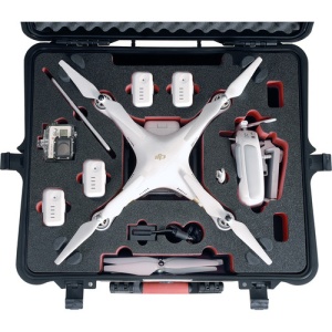 HPRC 2700-01, Hard Case, personalizat pentru DJI Phantom 3 Professional/Advanced