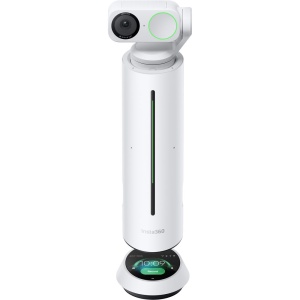 Insta360 Wave Alb, Speakerphone de conferinta cu AI, 8 Microfoane MEMS