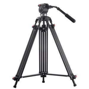 JieYang JY0508B Kit Trepied Video, Aluminiu, cu cap fluid