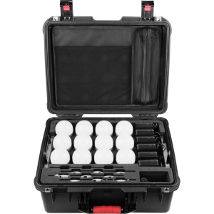 Kit 12 becuri LED Nanlite PavoBulb 10C RGBWW, 10-1004-12KIT, cu accesorii