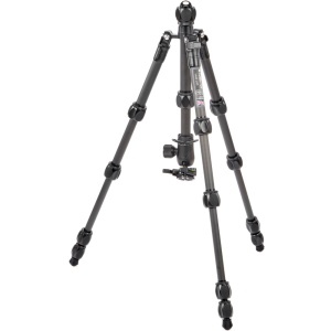 Kit trepied 3 Legged Thing Leo 2.0 Carbon Fibre (Darkness) cu Cap Sferic AirHed Pro Lever