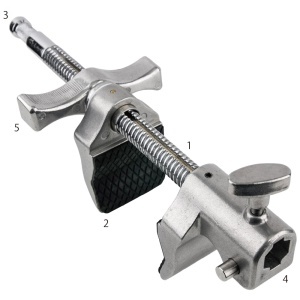 Kupo KCP-607 Super Viser End Jaw 9, Clema de prindere tip menghina