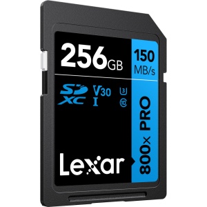 Lexar Blue 256GB, SDXC UHS-I, R150W45, V30, U1 - Card de Memorie
